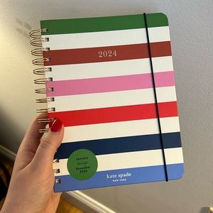 BRAND NEW 2024 Kate Spade ♠️ 12 Month Planner (Jan-Dec 2024)